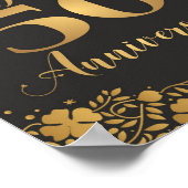 幸福50周年記念ゴールデン結婚ズ・ジュブリリー ポスター (角)