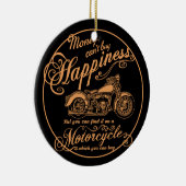 幸福-オートバイ セラミックオーナメント (右)