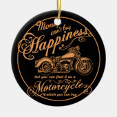 幸福-オートバイ セラミックオーナメント (正面)