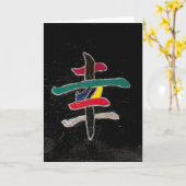 幸福 カード (黄色い花)