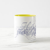 幸福 ツートーンマグカップ (中央)