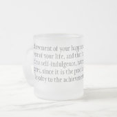 幸福 フロストグラスマグカップ (正面左)