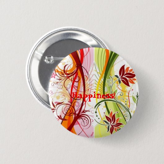 幸福! 缶バッジ (正面&裏面)