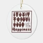 幸福: 陶器のオーナメント セラミックオーナメント (左)