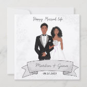 幸結婚したせな生活イラストレーション (正面)