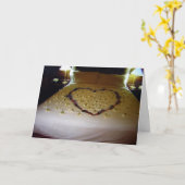 幸結婚せな新婚旅行 カード (黄色い花)