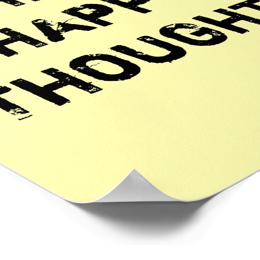 幸考えせな思い。 ポスター (角)