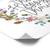 幸考えせな考え感動的引用文 ポスター (角)