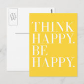 幸考えせ。幸せになれ。 ポストカード (正面/裏面)