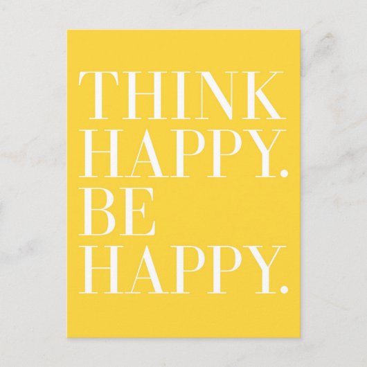 幸考えせ。幸せになれ。 ポストカード (正面)