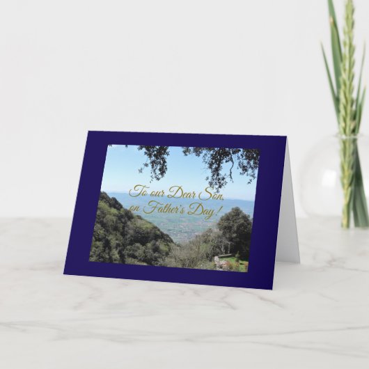 幸親愛せな父の日のカード カード (正面)