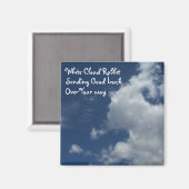 幸運うさぎ雲 マグネット (正面/裏面)