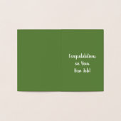 幸運おめでとうラッキーフォーリーフクローバー 箔カード (内部)