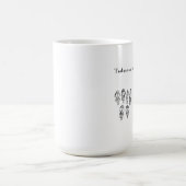 幸運および愛はデーブを支持します コーヒーマグカップ (中央)