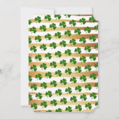 幸運だ!セントパトリックの日のパーティの招待状 招待状 (裏面)