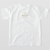 幸運ではなく祝福されたTシャツ Tシャツ (レイダウン裏面)