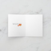 幸運との-長い毛ありがとう サンキューカード (内部)