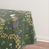 幸運と喜びコイン&グリーンシャームロックSt patricks day テーブルクロス (インサイチュ)