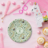 幸運と喜びコイン&グリーンシャームロックSt patricks day ペーパープレート (パーティー)