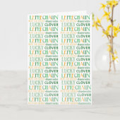 幸運と幸福 カード (黄色い花)