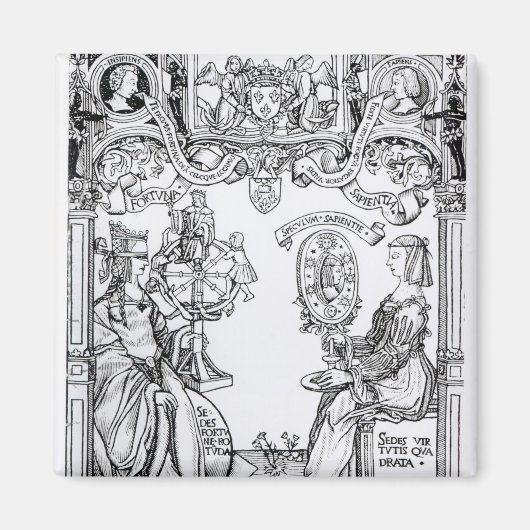 幸運と知恵 マグネット (正面)