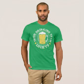 幸運なアイルランドの飲むチーム Tシャツ (正面フル)