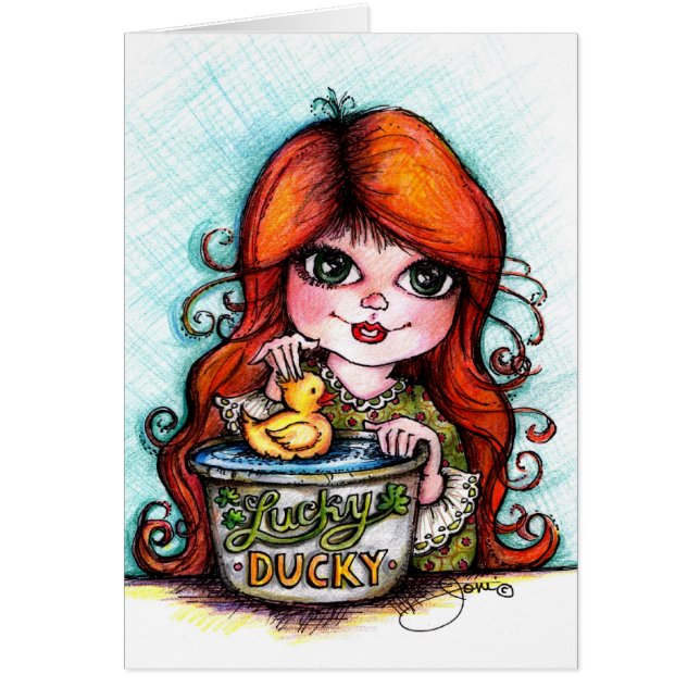 幸運なアヒルちゃん! (正面)