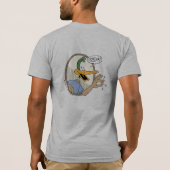 幸運なアヒルちゃん Tシャツ (裏面)