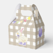 幸運なアヒルの1歳の誕生日おめでとう フェイバーボックス (裏面サイド)
