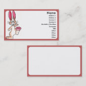幸運なウサギの名刺 名刺 (正面/裏面)