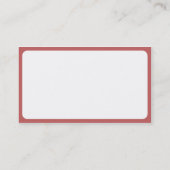 幸運なウサギの名刺 名刺 (裏面)