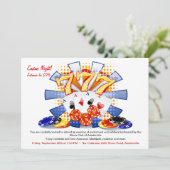 幸運なカジノ夜招待状 招待状 (スタンド正面)