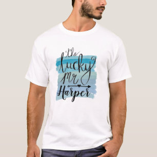 幸運なカラフルTシャツ Tシャツ