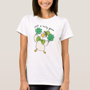 幸運なガチョウのセントパトリックの日 Tシャツ