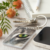 幸運なキャッツ・アイ キーホルダー (正面右)