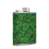 幸運なクローバーを見つける フラスク (右)