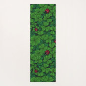 幸運なクローバーを見つける ヨガマット (裏面)