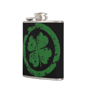 幸運なクローバー フラスク (左)