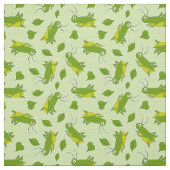 幸運なコオロギパターン ファブリック (見本)