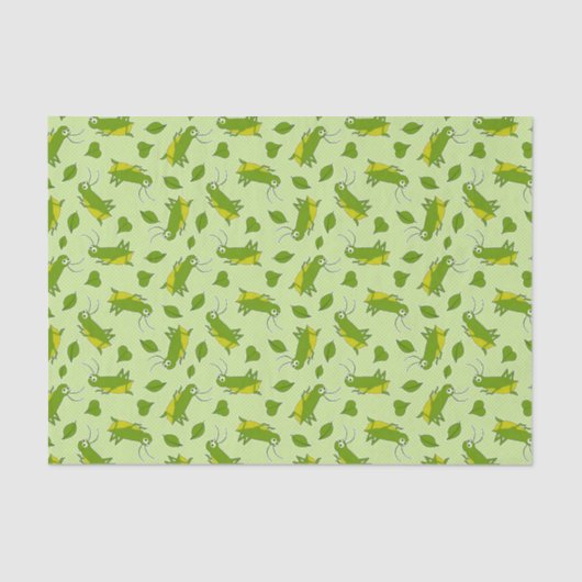 幸運なコオロギパターン 薄葉紙 (正面)