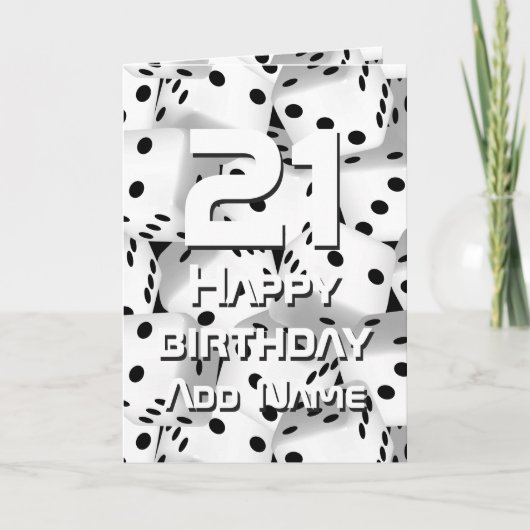 幸運なサイコロ カード (正面)