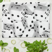 幸運なサイコロ キッチンタオル (折り畳み)