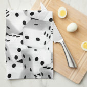 幸運なサイコロ キッチンタオル (四つ折り)