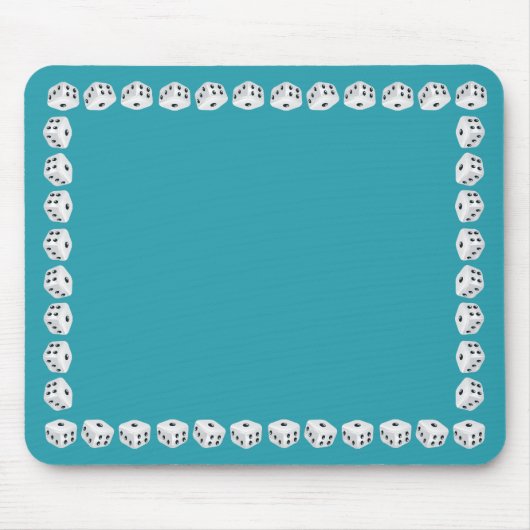 幸運なサイコロ マウスパッド (正面)