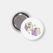 幸運なサイコロ マグネット (正面/裏面)