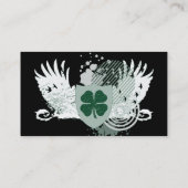 幸運なシャムロック: ハイファイ分割: 名刺 (裏面)