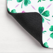 幸運なシャムロック マウスパッド (コーナー)