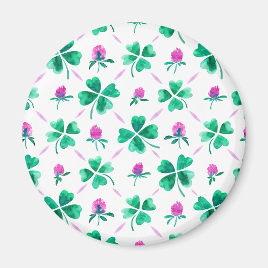 幸運なシャムロック マグネット (正面)