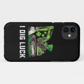 幸運なショベルカー セントパトリックの日 アイルランド Case-Mate iPhoneケース (裏面(横))