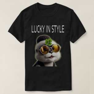 幸運なスタイル Tシャツ